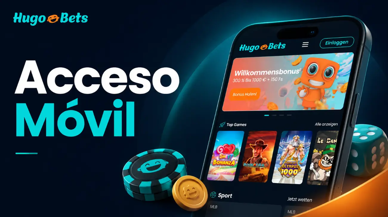 Acceso Móvil a HugoBets desde Navegador